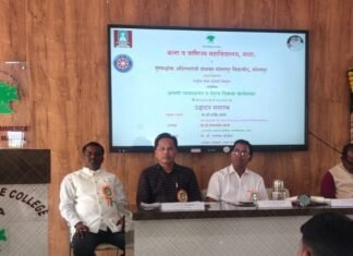 माढा महाविद्यालयात ‘आपत्ती व्यवस्थापन व नेतृत्व विकास’ कार्यशाळा संपन्न