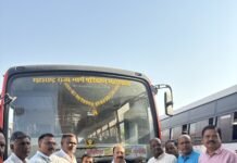 सांगोला–दापोली बस सेवेचा शानदार शुभारंभ बसमुळे सांगोला व कोकणचे अतूट नाते राहणार :–मा.आ दीपकआबा साळुंखे– पाटील