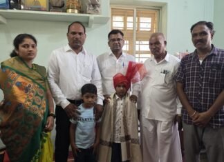 आमदार डॉ. बाबासाहेब देशमुख यांच्या हस्ते कु.श्लोक देशमुख याचा सत्कार संपन्न