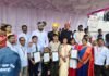सांगोला विद्यामंदिरच्या अर्णव औताडे याचा पालकमंत्री नामदार जयकुमार गोरे यांच्या हस्ते गौरव