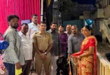 नृसिंह तरुण गणेश मंडळाचे सामाजिक उपक्रम कौतुकास्पद- उपविभागीय पोलिस अधिकारी डॉ.बसवराज शिवपुजे