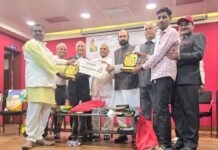 रयतचे प्राध्यापक मा. दत्तात्रय काळेल यांना राष्ट्रसंत तुकडोजी महाराज राष्ट्रीय पुरस्कार प्रदान