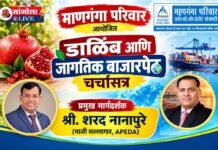 माणगंगा परिवारातर्फे सांगोला येथे डाळिंबाच्या जागतिक बाजारपेठेवर विशेष चर्चासत्र