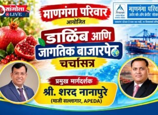 माणगंगा परिवारातर्फे सांगोला येथे डाळिंबाच्या जागतिक बाजारपेठेवर विशेष चर्चासत्र