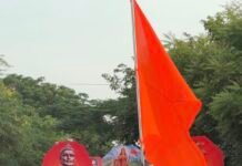 सांगोला पोलीस स्टेशनचे कर्तव्यदक्ष पोलीस निरीक्षक श्री. राहुल देशपांडे यांच्या प्रमुख उपस्थितीत दुर्गामाता दौड उत्साहात संपन्न